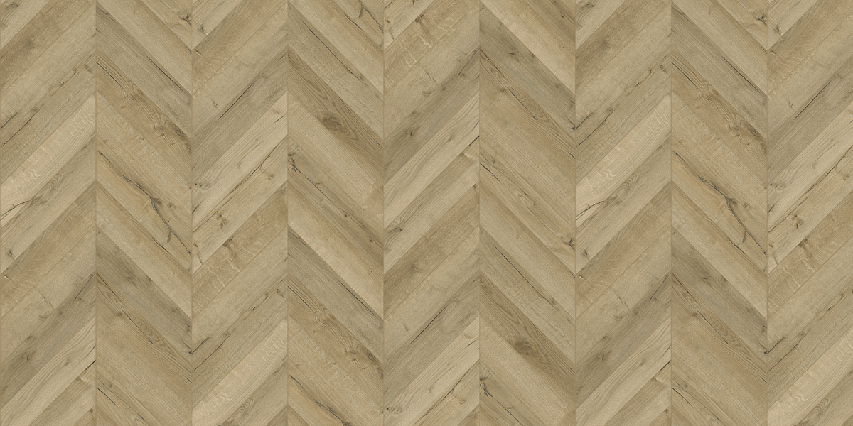 Art District Twelve Oak SureWood Chevron Luxury Vinyl Flooring