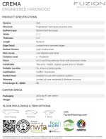 Honeyed Oak | Crema Collection | Engineered Hardwood | Fuzion Flooring - Image 4