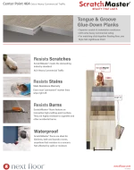 Center Point Rich Hickory Glue Down Vinyl Planks Next Floor - Image 4