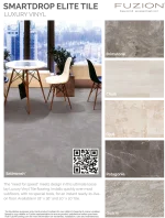Quarry | SmartDrop Elite Tile | Fuzion Luxury Vinyl Flooring - Image 3