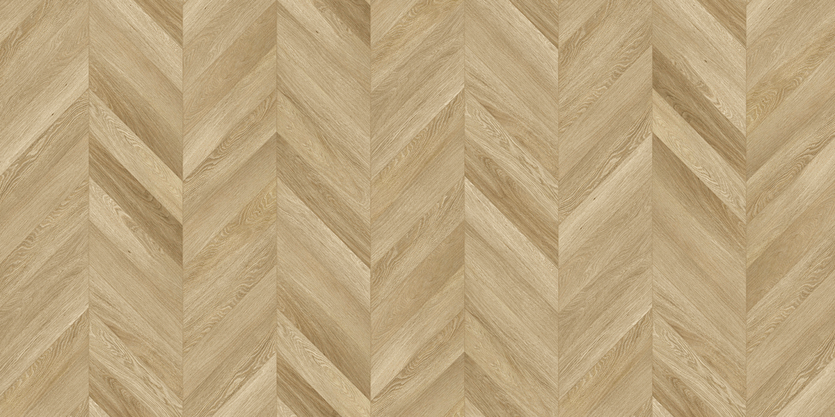 Tan Drop Twelve Oak SureWood Chevron Luxury Vinyl Flooring