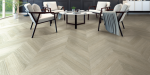 Khaki Twelve Oak SureWood Chevron Luxury Vinyl Flooring