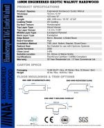 Natural NAF 18mm Engineered Exotic Walnut Hardwood - Image 3